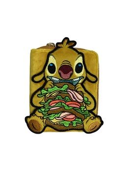 Loungefly Disney Lilo & Stitch Reuben Sandwich Cosplay Furry Figural Wallet NEW